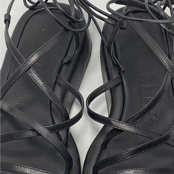 Loeffler Randall Beau Black Wrap Platform Sandal size 9 - Picture 7 of 13